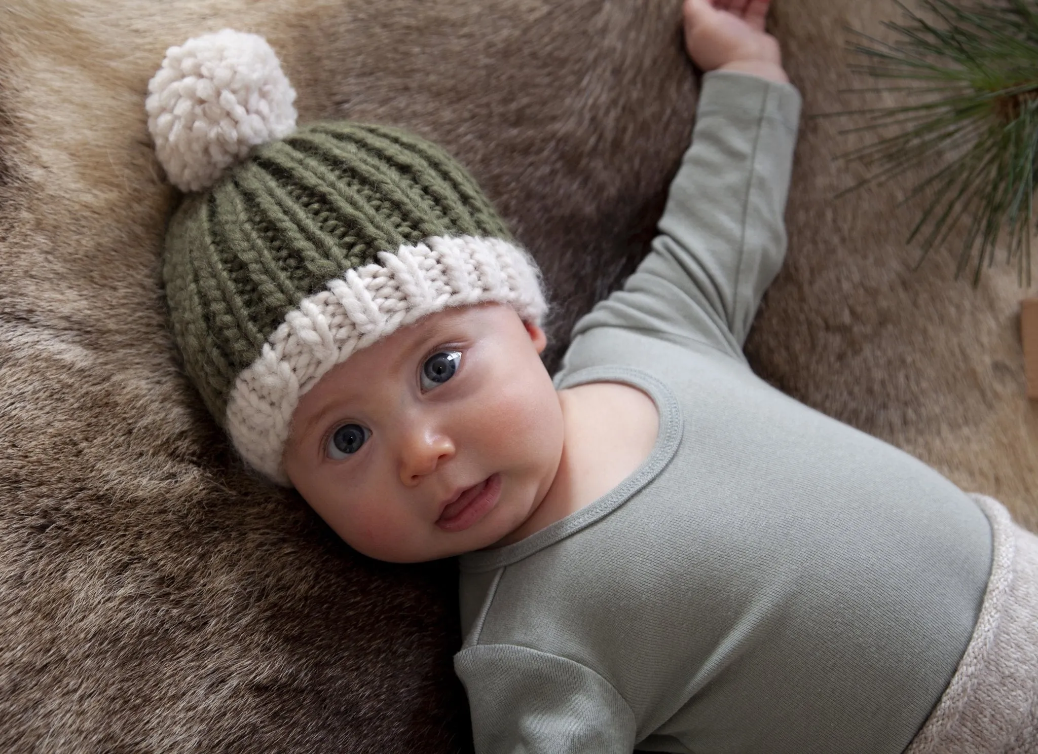 Traveller Chunky Beanie Khaki