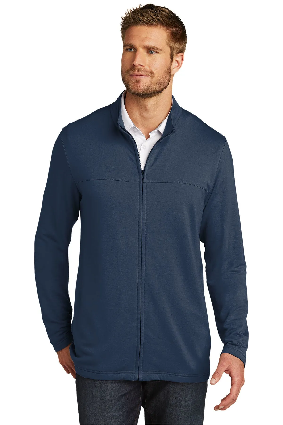 TravisMathew Newport Full-Zip Fleece Blue Nights