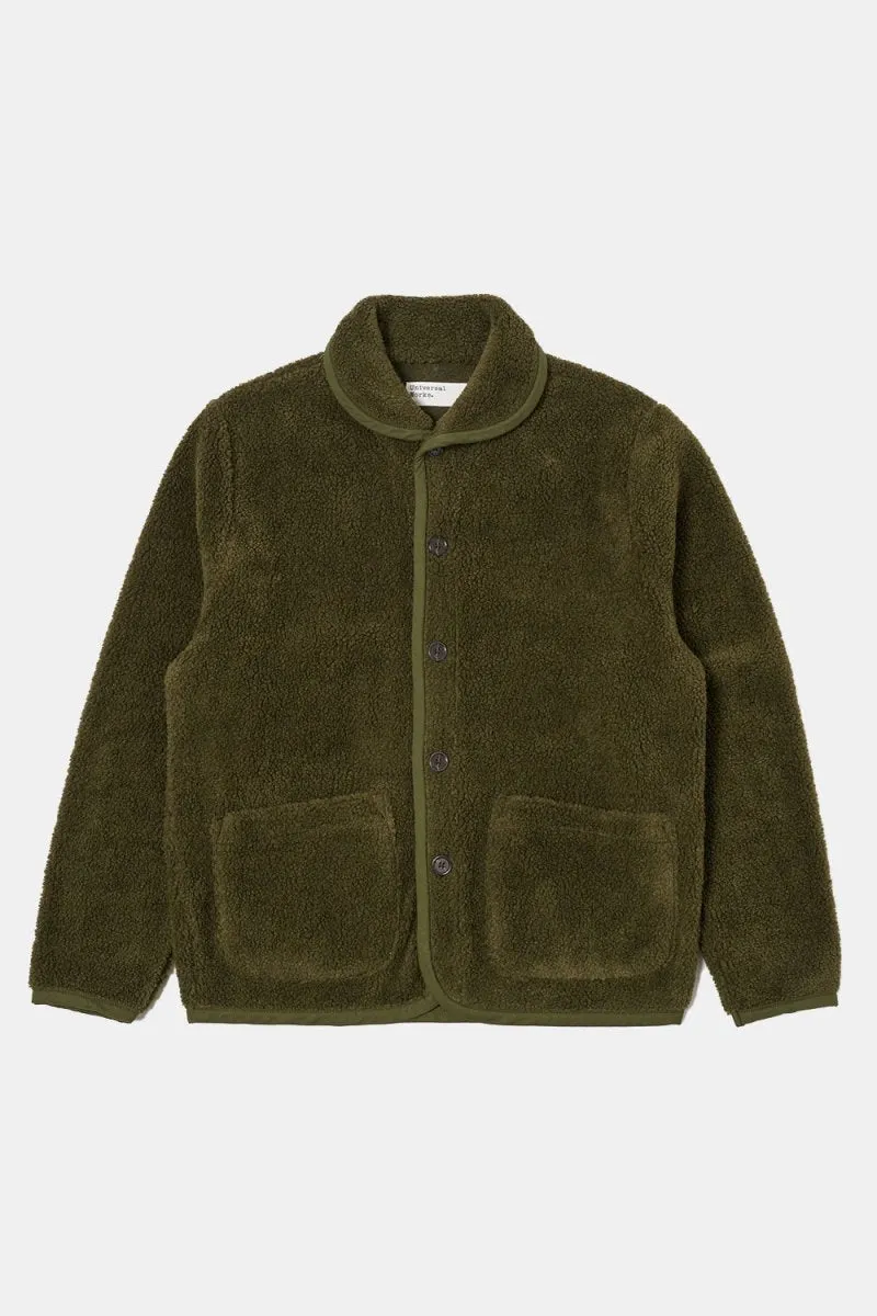 Universal Works Lancaster Jacket (Olive Mountain Fleece)