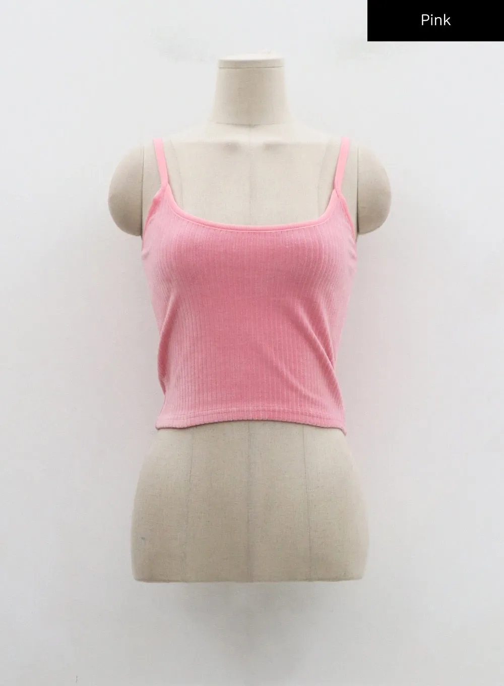 Velvet Crop Knit Tank Top CN18