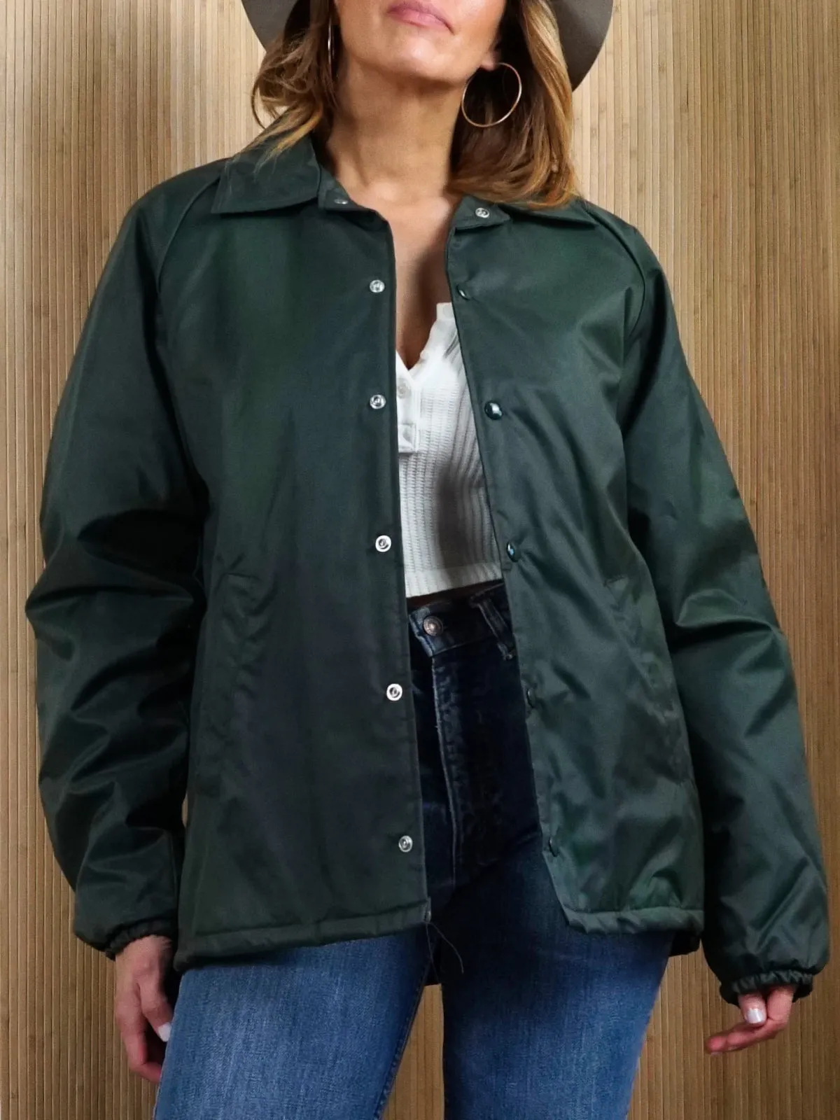 Vintage 70's Green Nylon Jacket