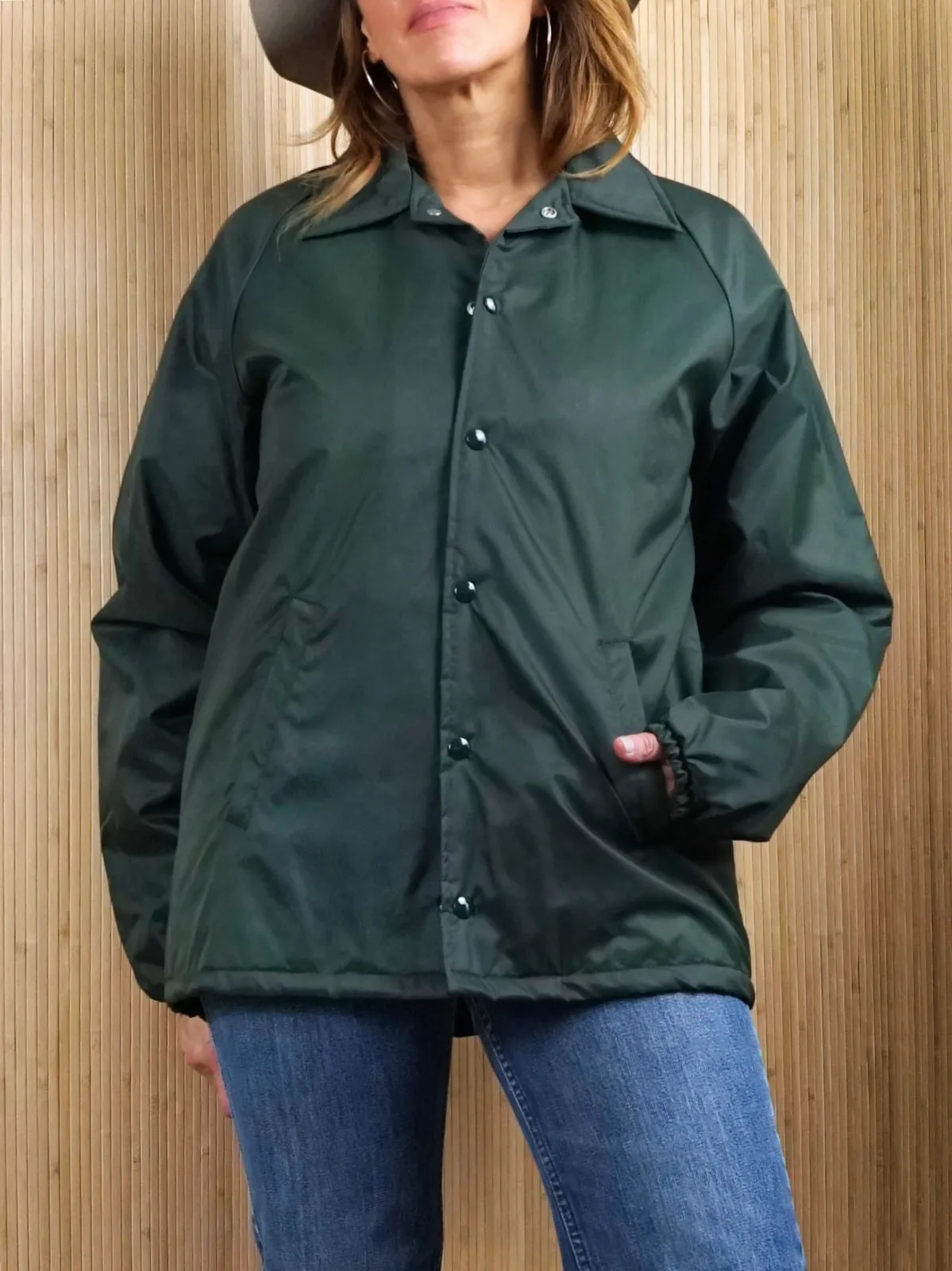 Vintage 70's Green Nylon Jacket