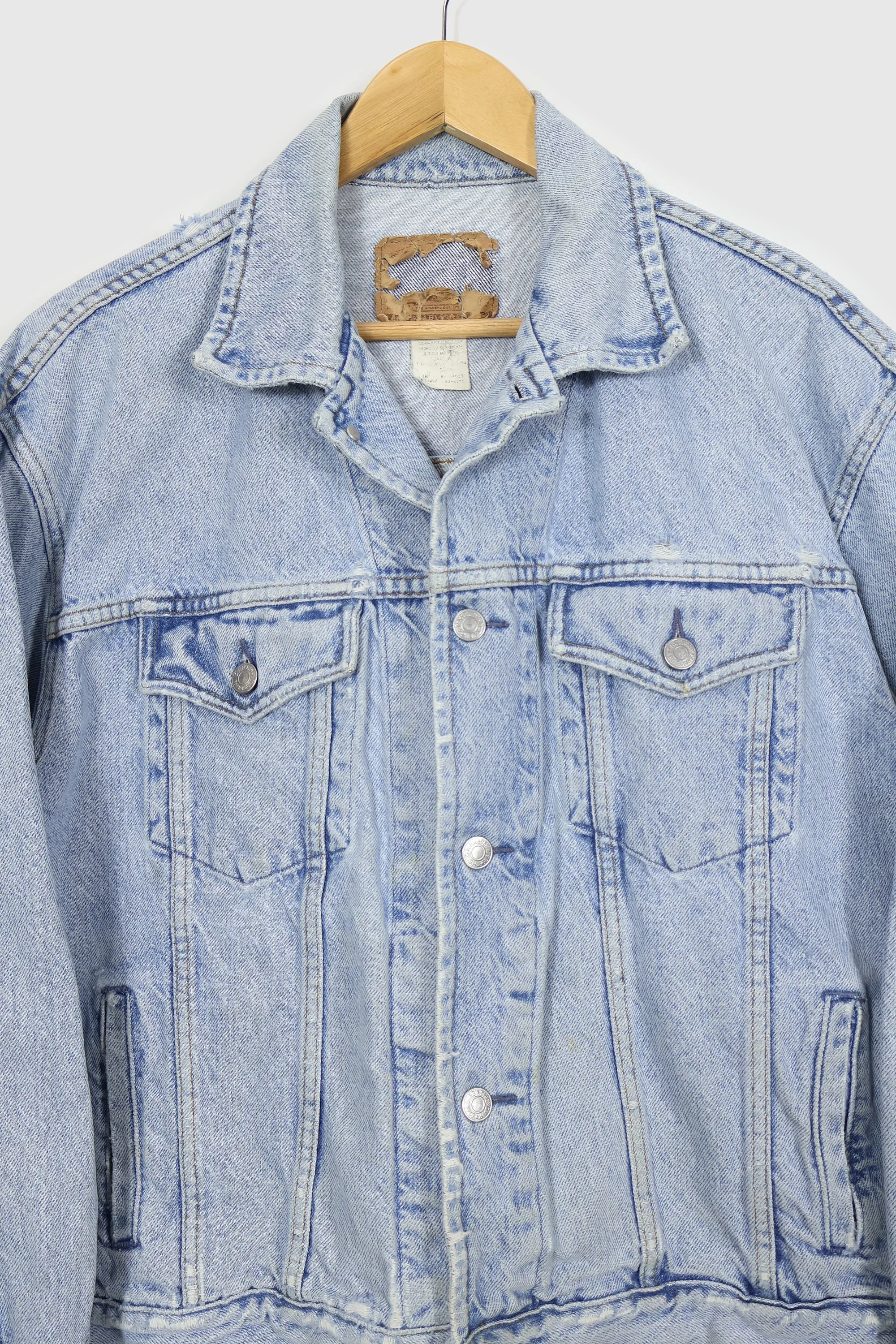 Vintage Distressed Gap Denim Jacket