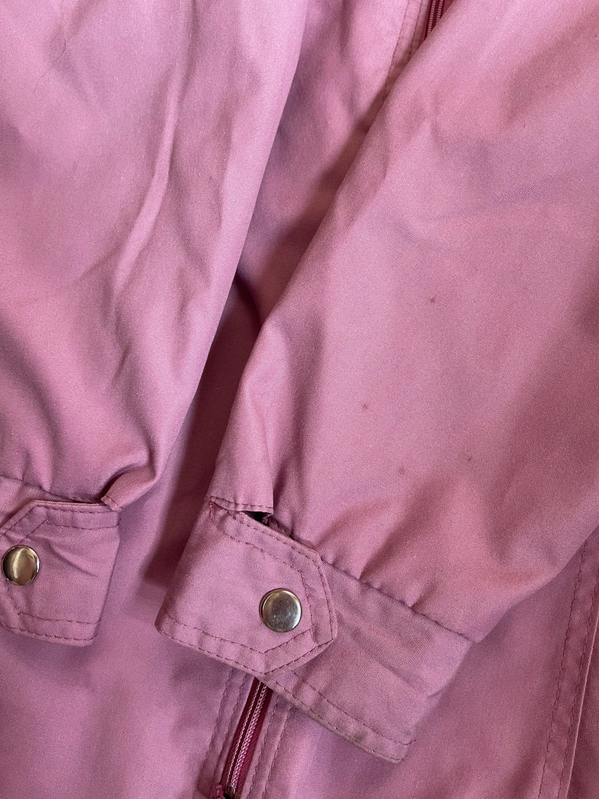 Vintage Lilac Utility Zipper Jacket