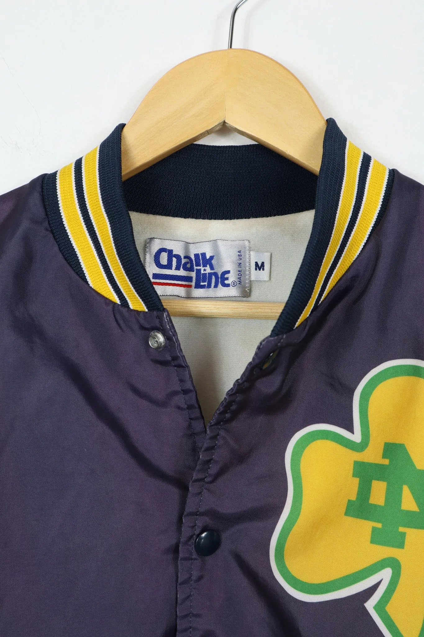 Vintage Notre Dame Snap Button Jacket