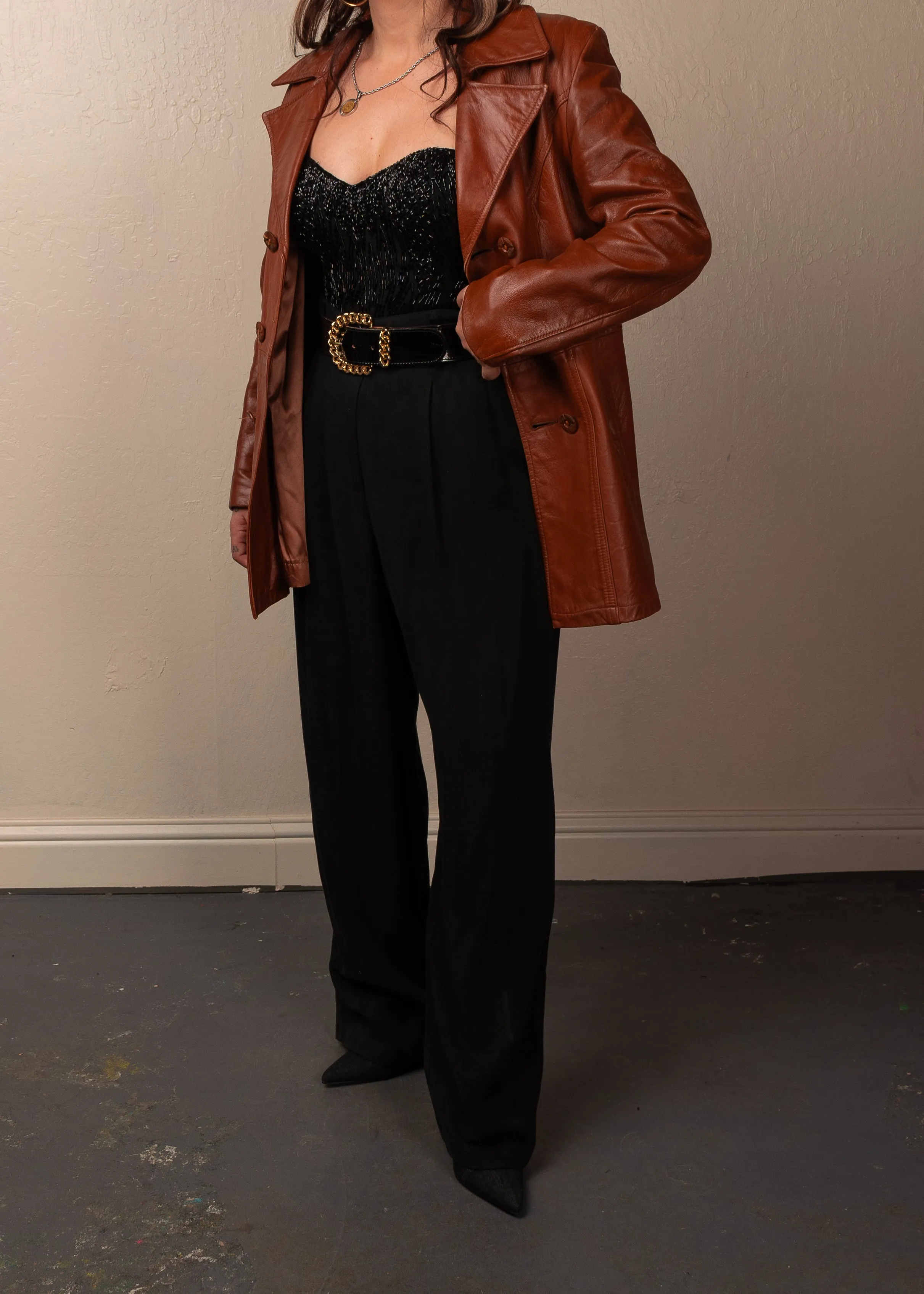 Vintage Sienna Leather Jacket