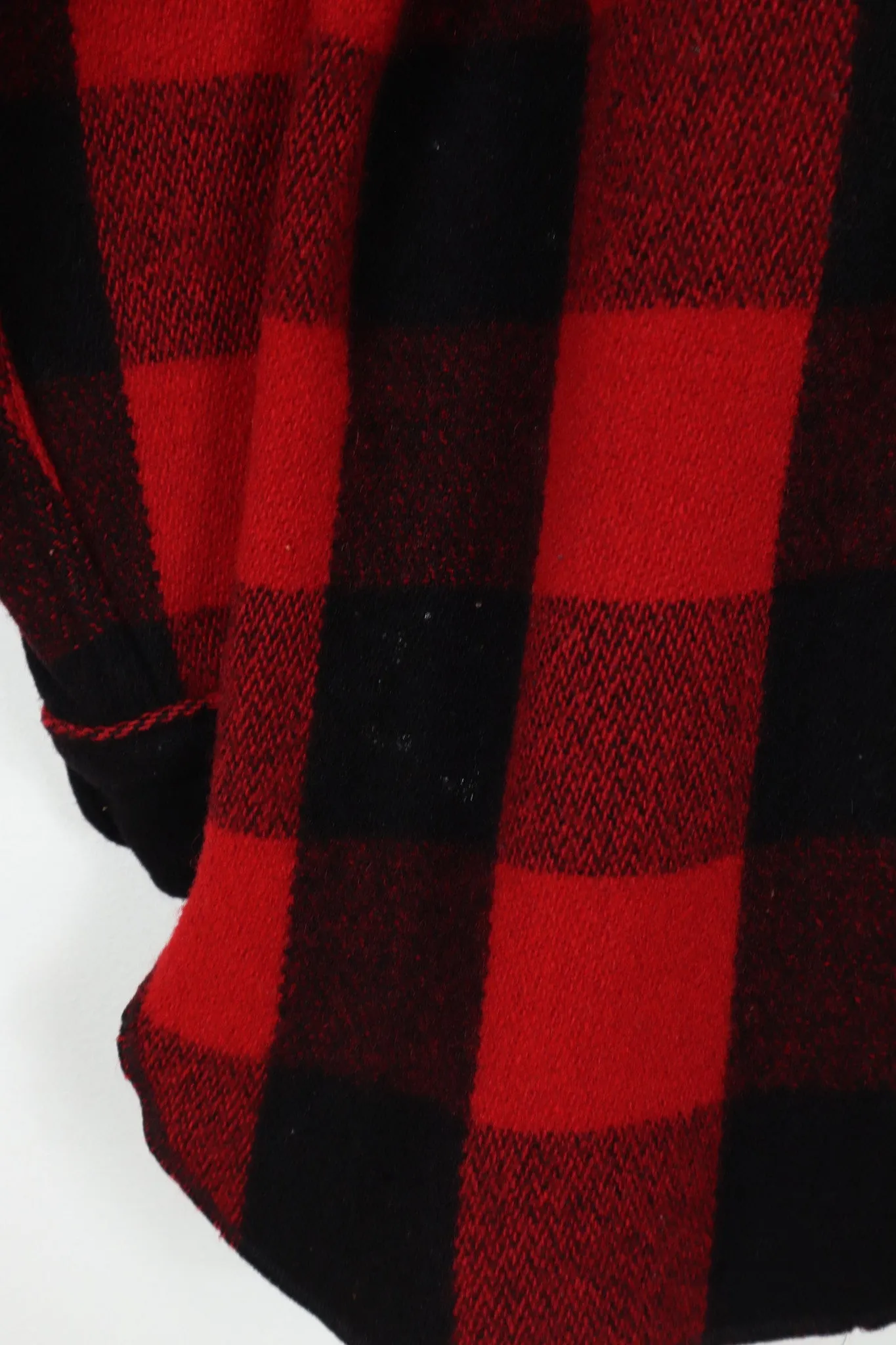 Vintage Woolrich Heavyweight Red Plaid Shirt Jacket