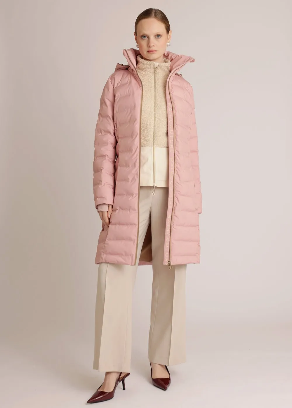 Waterproof Tailored Puffer Jacket 2.0  - Pink