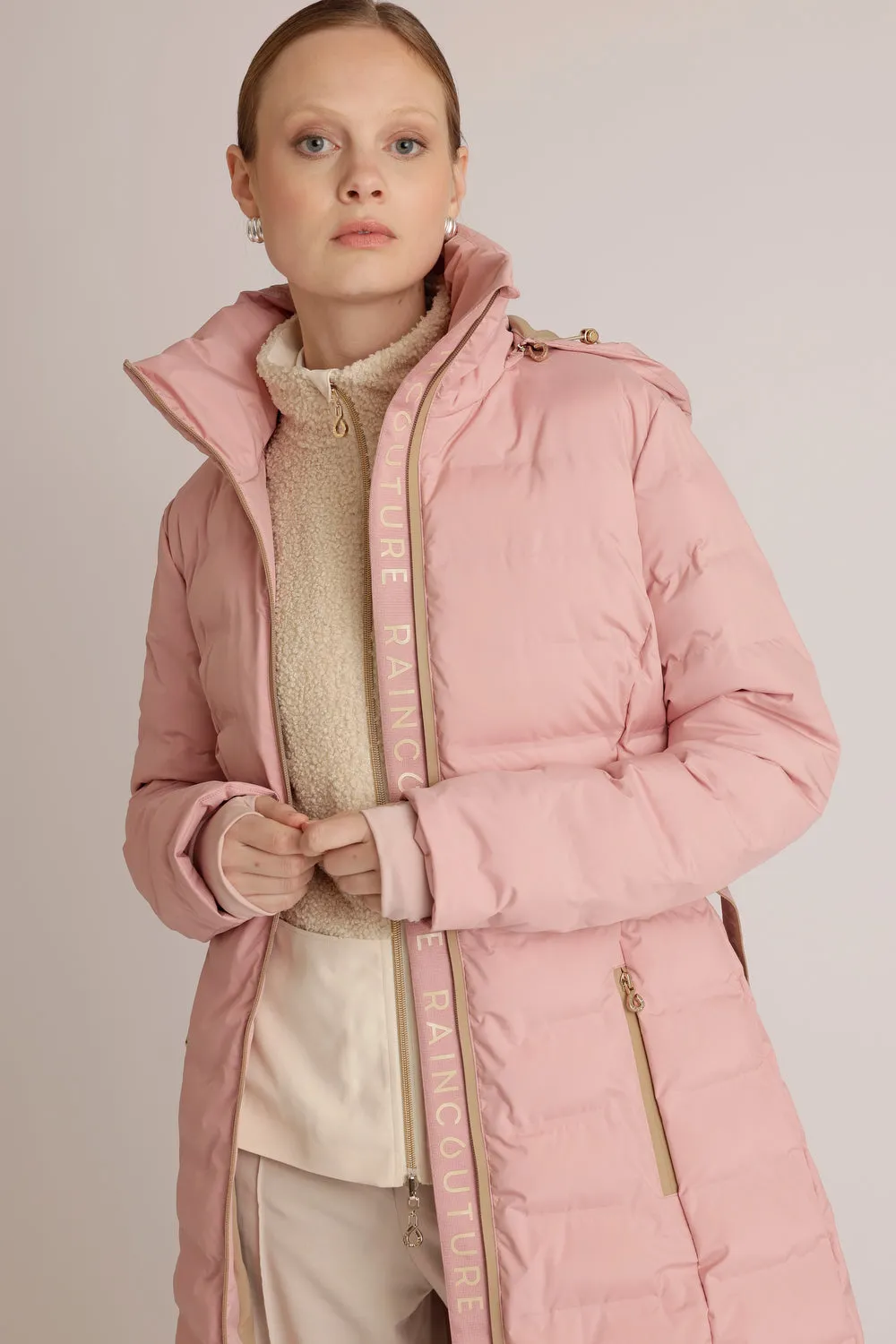 Waterproof Tailored Puffer Jacket 2.0  - Pink