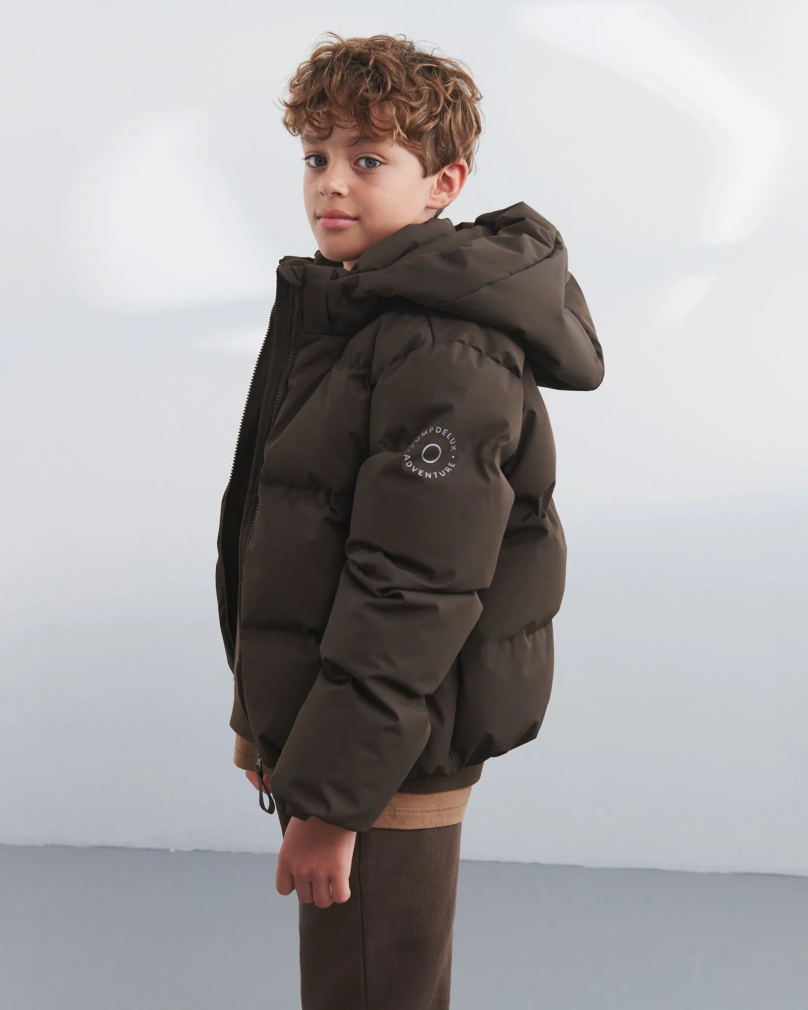 Winter Puffer Jacket - Tween - Dark Earth