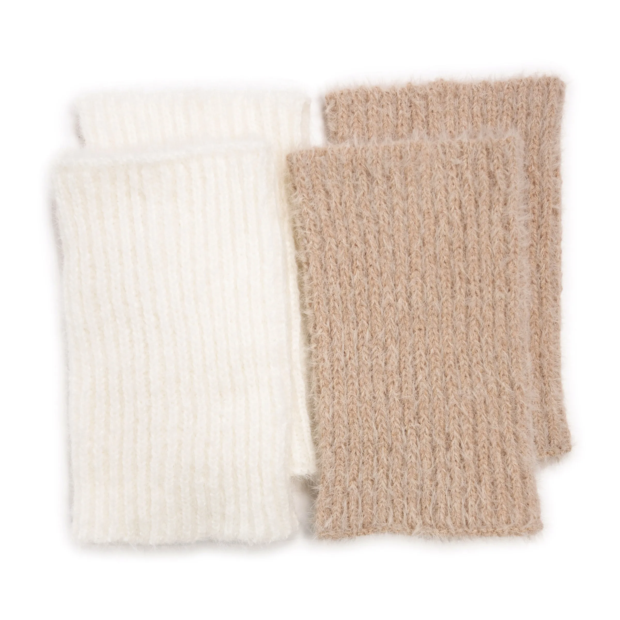 Women's 2 Pair Pack Fuzzy Leg Warmers