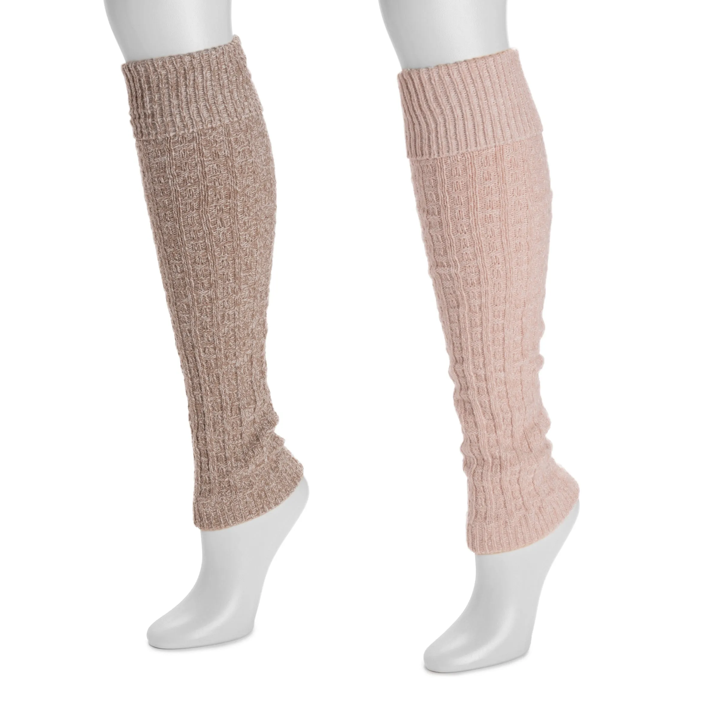 Women's 2 Pair Pack Tall Ribbed Microfiber Leg Warmers