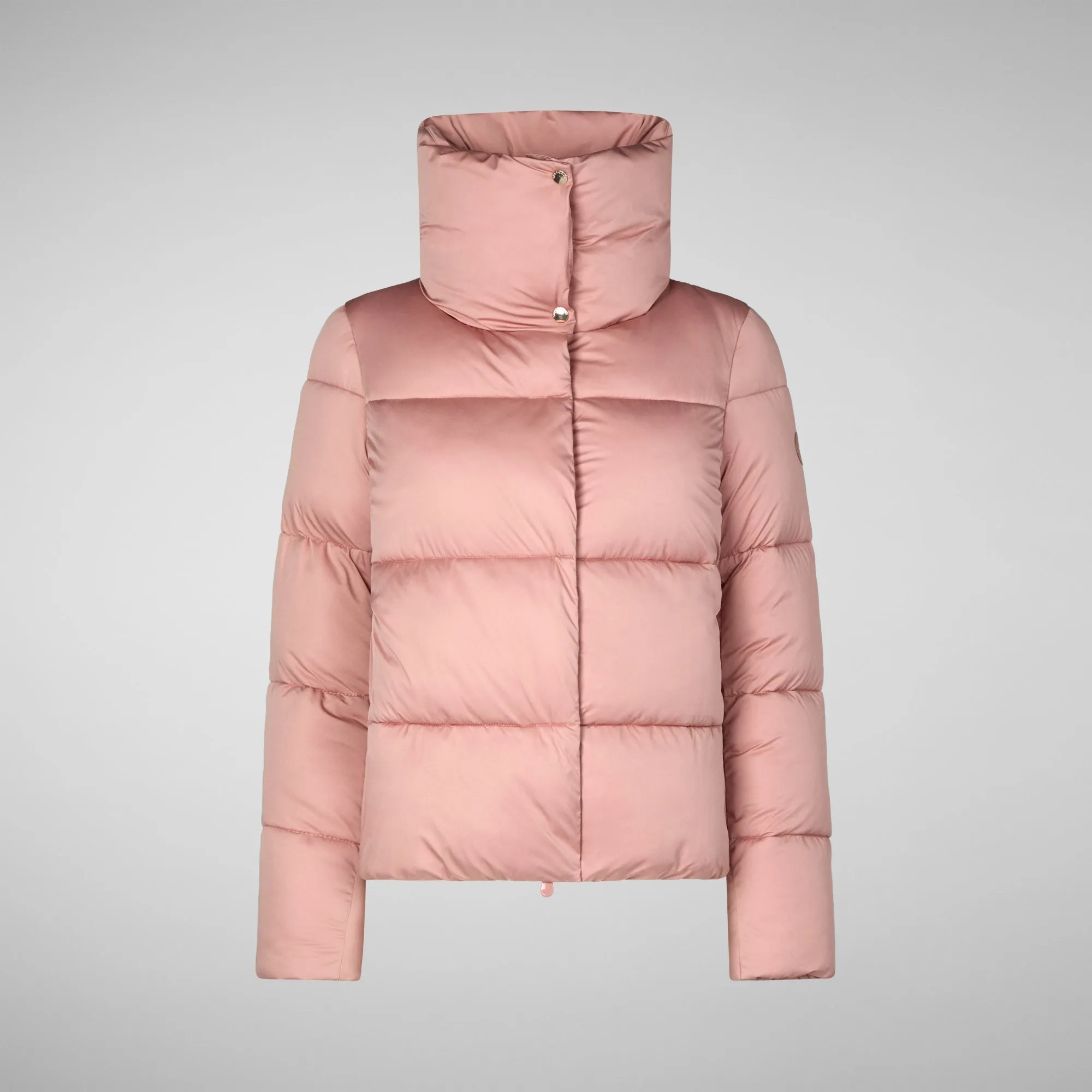 Women's animal free Puffer jacket Felicity in MISTY ROSE