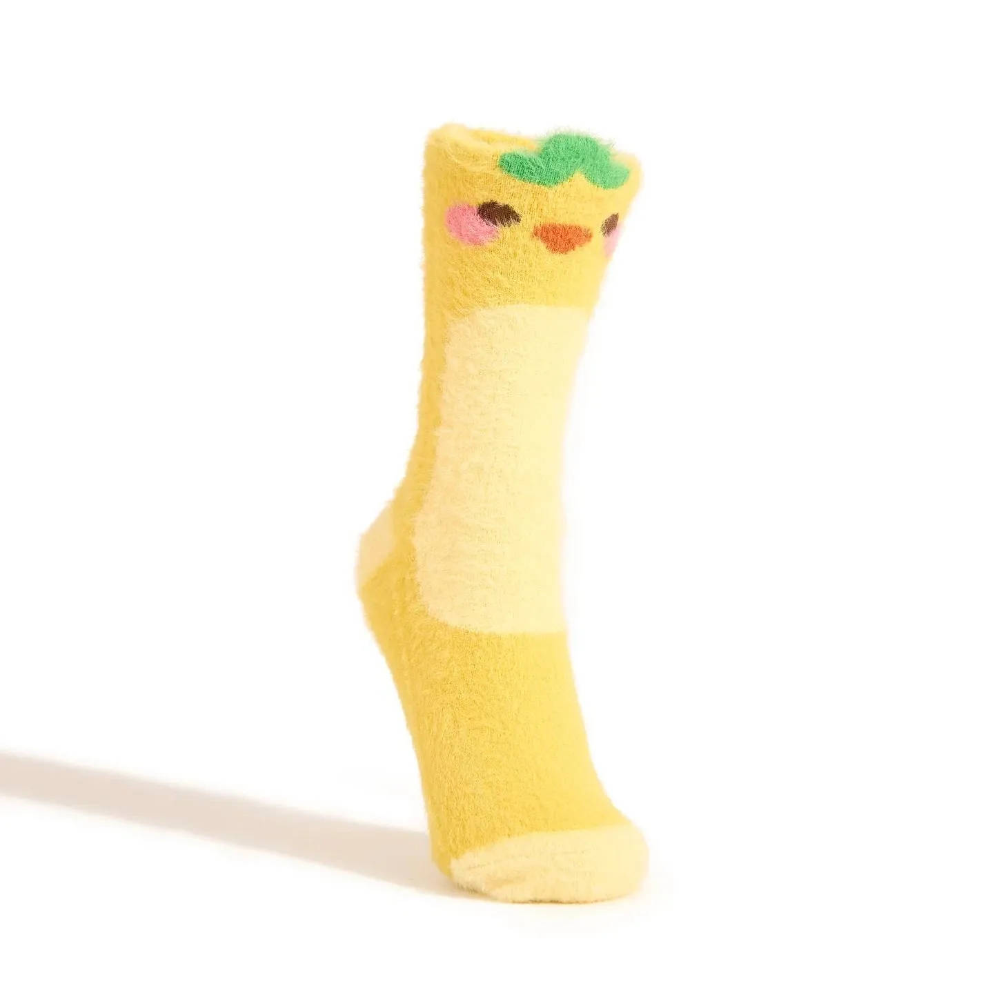 Women's Cheese the Duck Fuzzy Socks