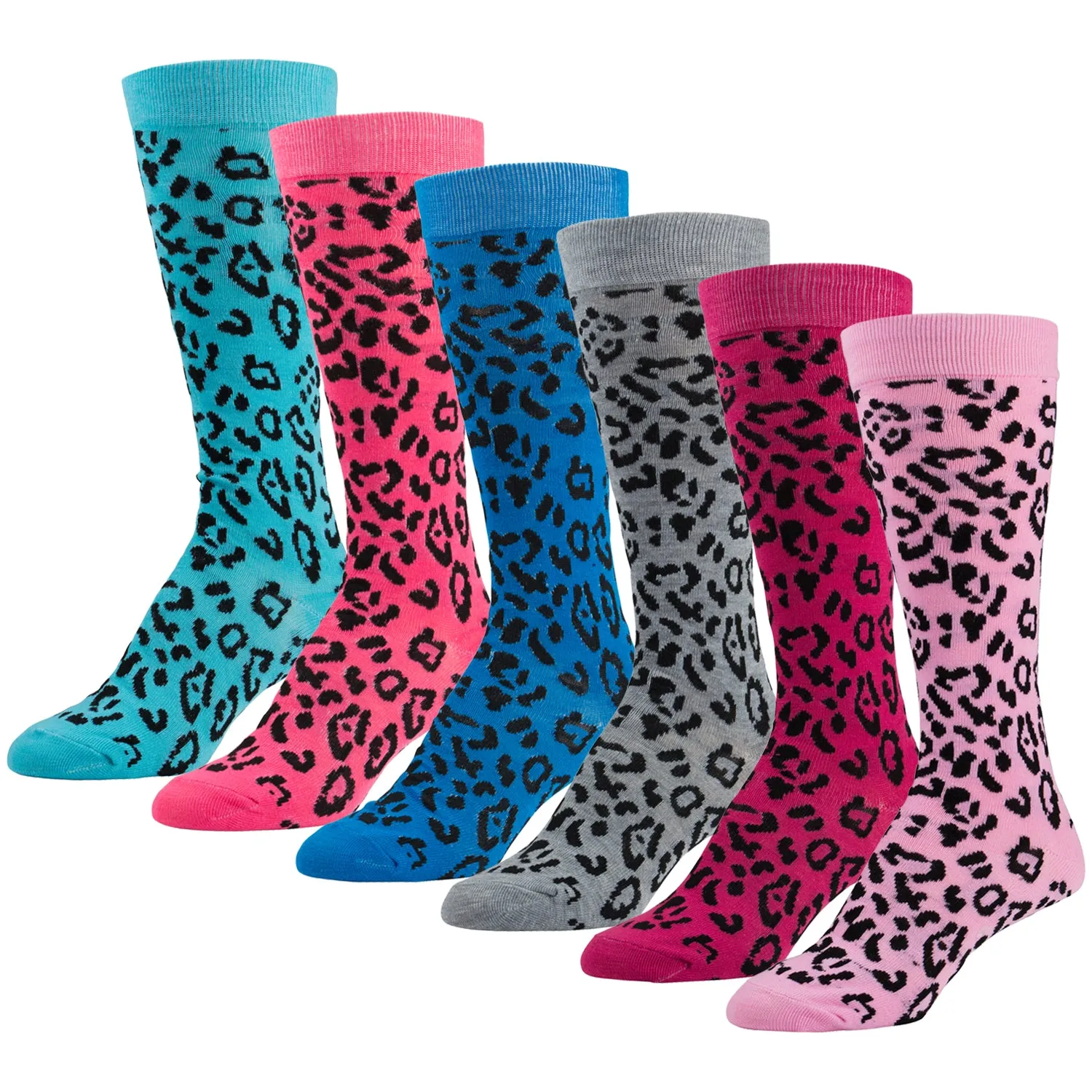 Women's Fancy Designed Colorful Knee High Socks, Size 9-11