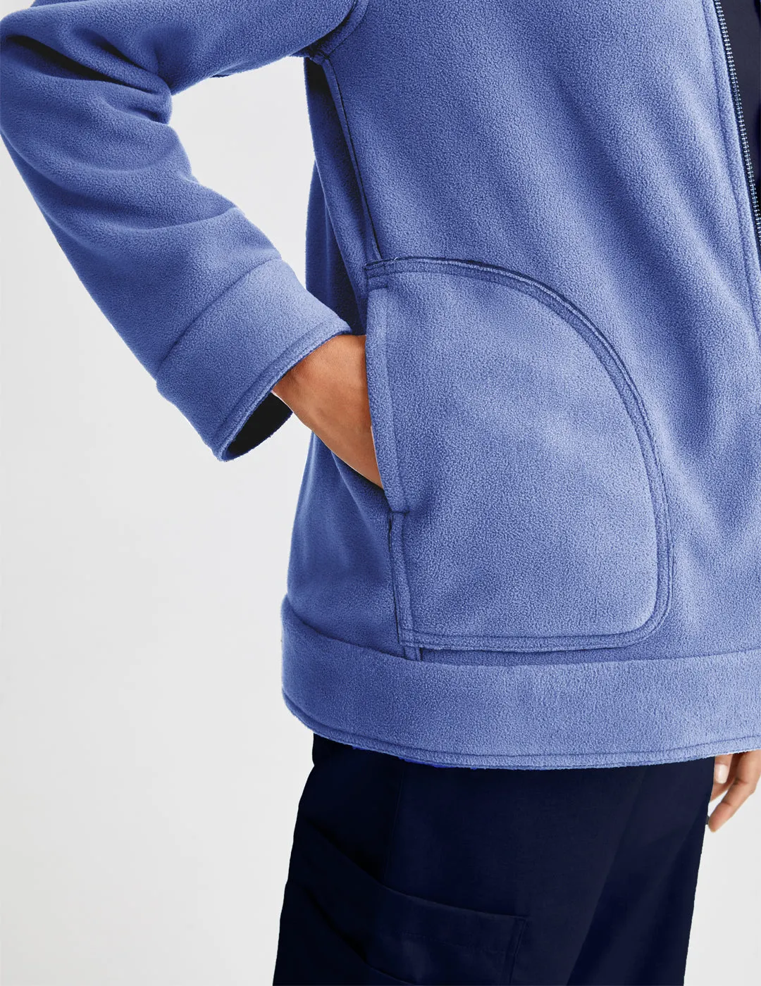 Women's Reversible Fleece Jacket Navy