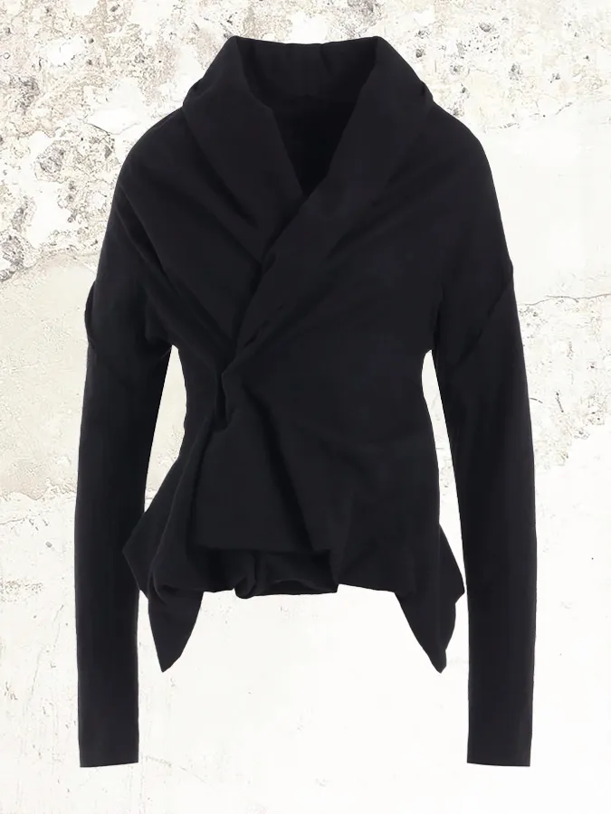 Yohji Yamamoto Collar wrap jacket