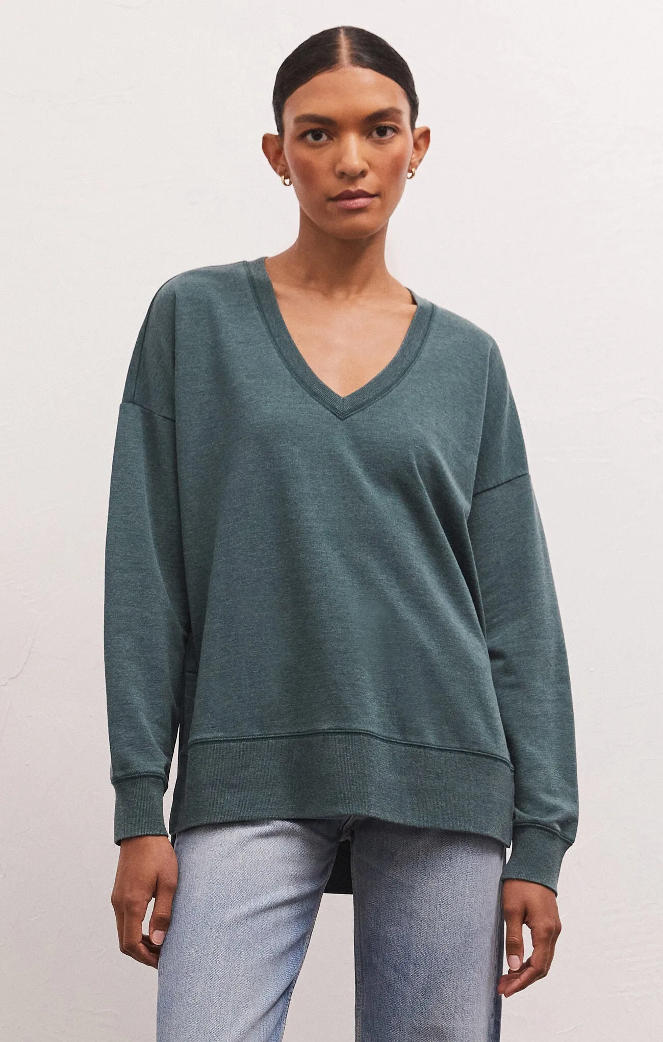 Z Supply Modern V-Neck Weekender Pullover